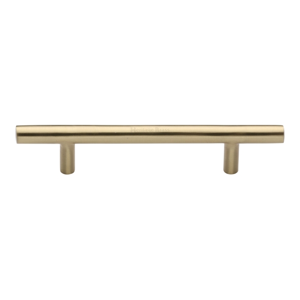 C0361 101-SB • 101 x 165 x 32mm • Satin Brass • Heritage Brass Pedestal 11mm Ø Cabinet Pull Handle